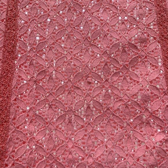 Free People Crochet Lace Crop Top Pink Medium - Picture 4 of 6